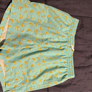 Chubbies Banana Patterned Swim Trunks